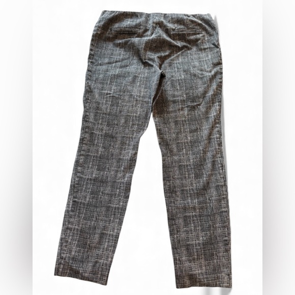 Alfani Gingham Black & White Stretch Pants Size 14 - Picture 3 of 5